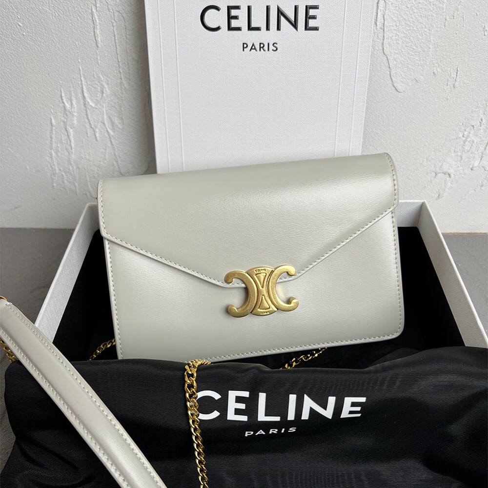 WALLET ON CHAIN MARGO in Shiny calfskin(HIGH-END GRADE)
