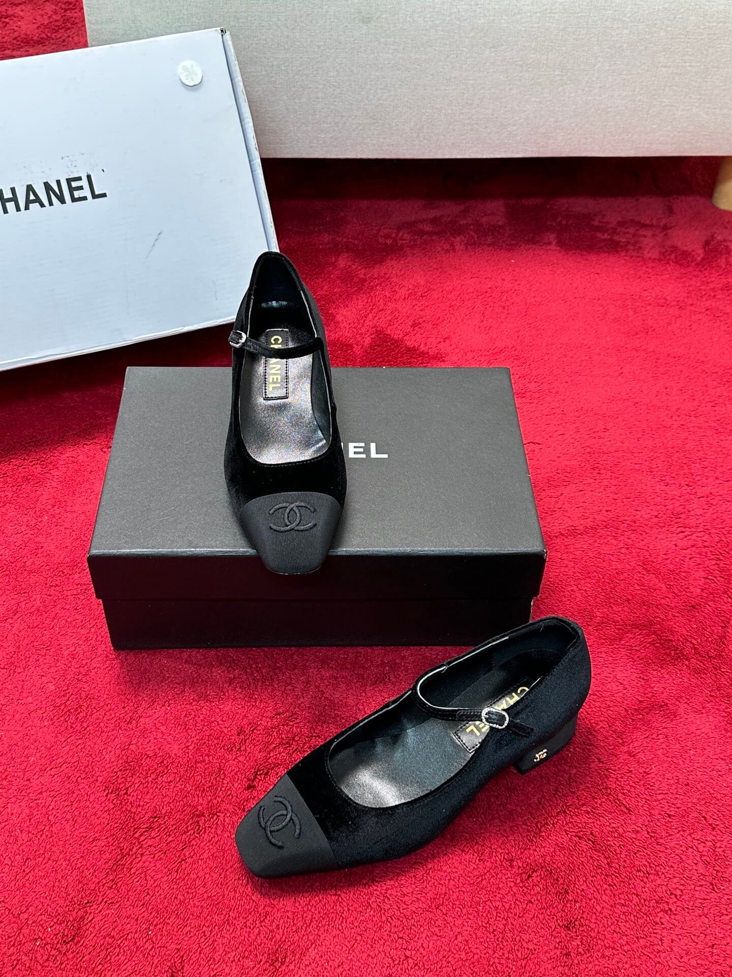 Ch**el Mary Janes Heel