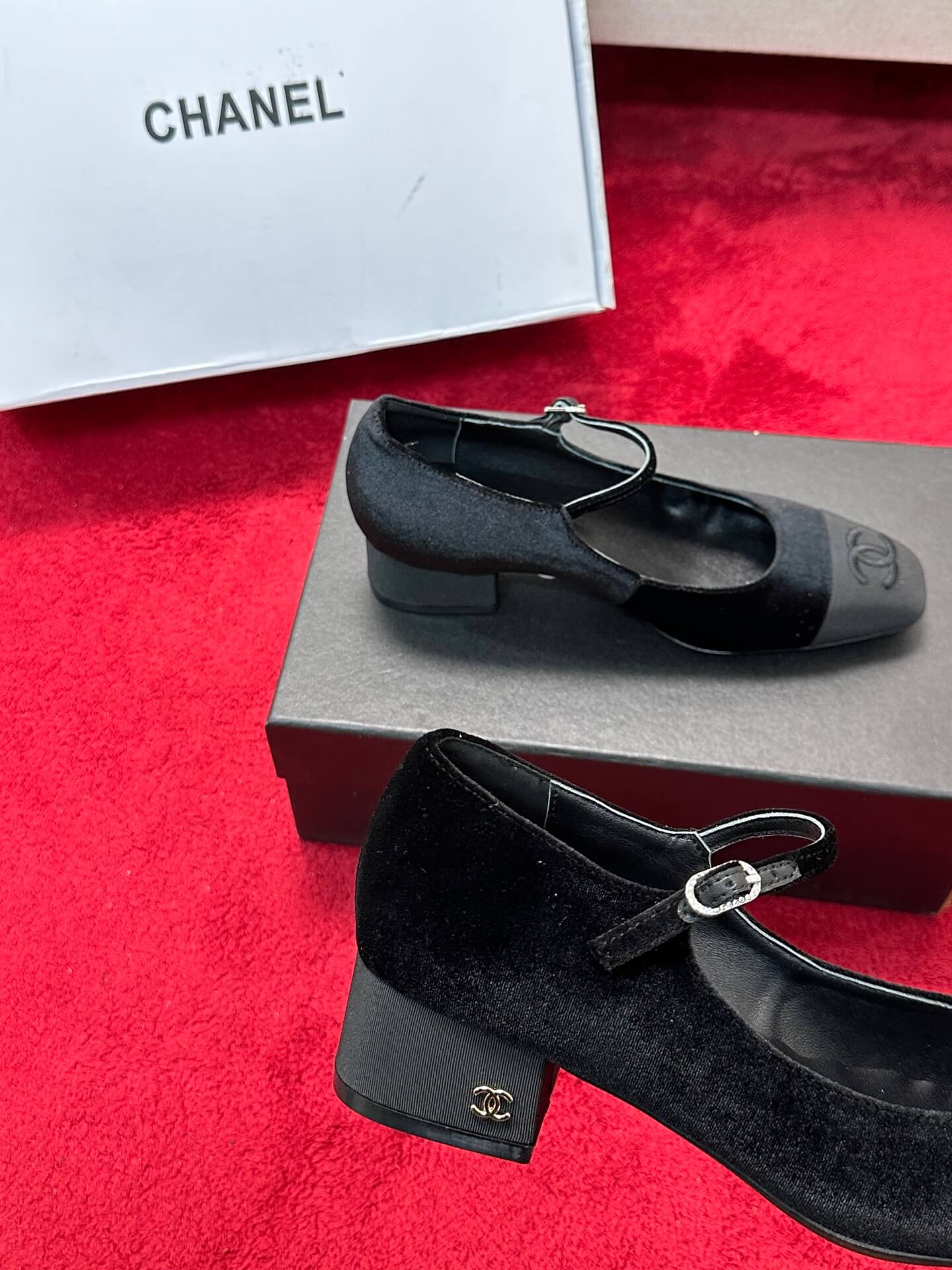 Ch**el Mary Janes Heel