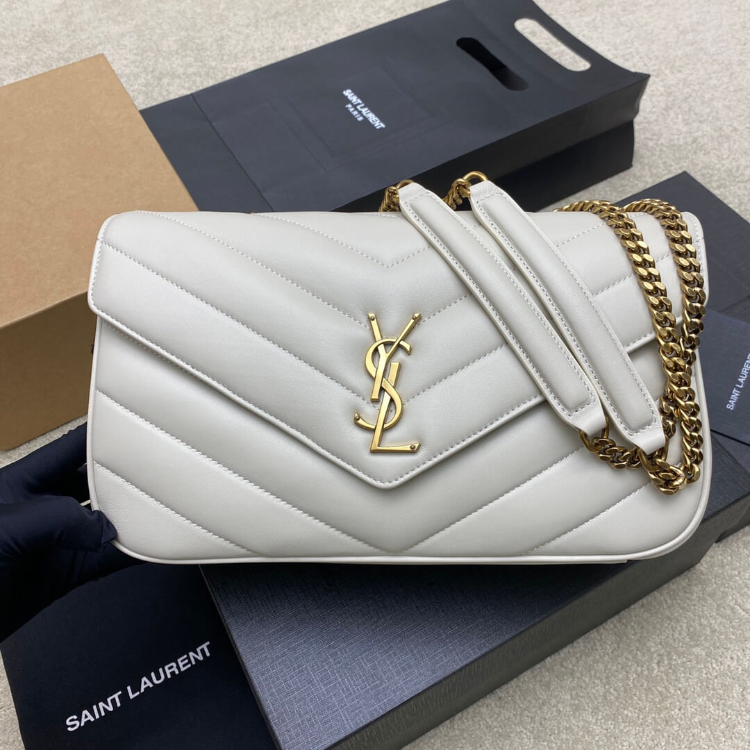 Y51 LOULOU medium in MATELASSÉ lambskin