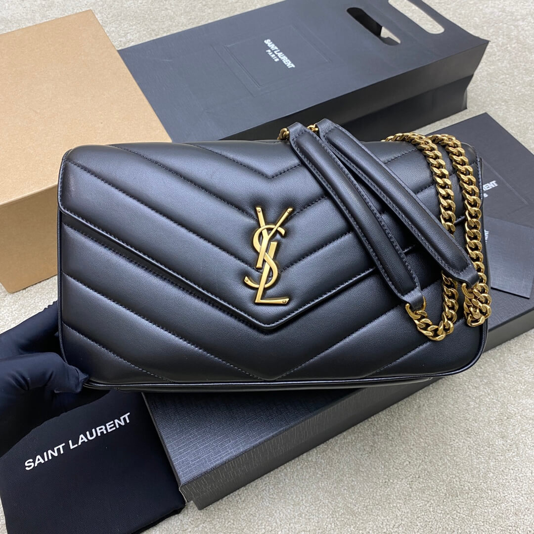 Y51 LOULOU medium in MATELASSÉ lambskin