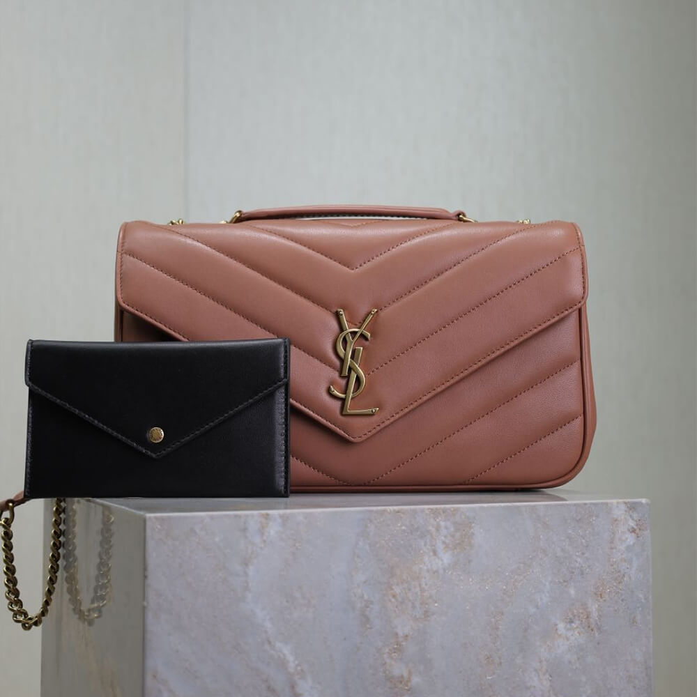 Y51 LOULOU medium in MATELASSÉ lambskin