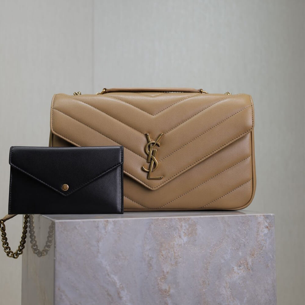 Y51 LOULOU medium in MATELASSÉ lambskin