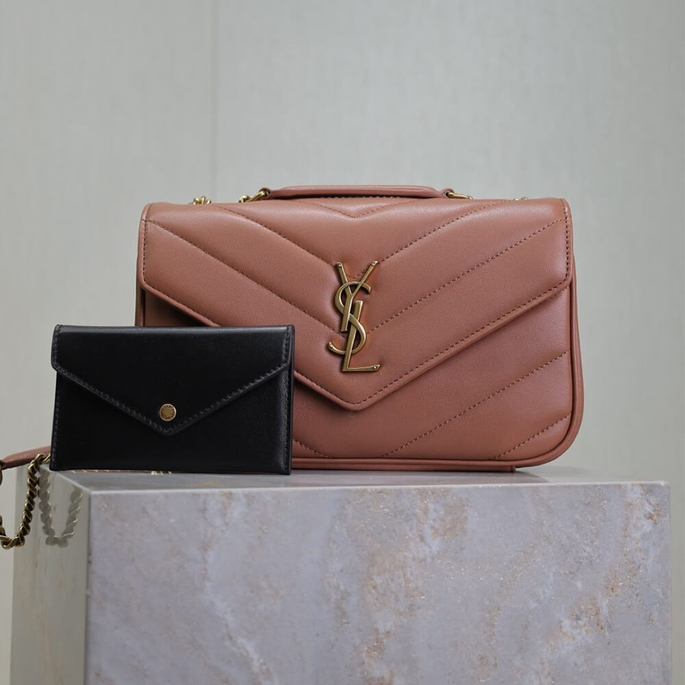 Y51 LOULOU small in MATELASSÉ lambskin