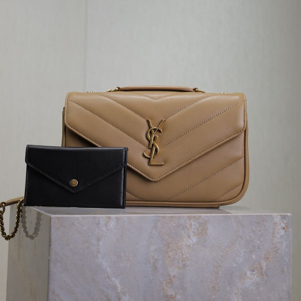 Y51 LOULOU small in MATELASSÉ lambskin