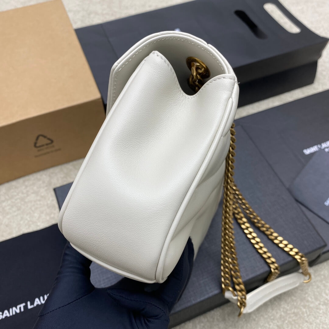 Y51 LOULOU small in MATELASSÉ lambskin