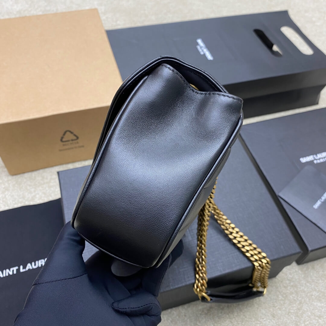Y51 LOULOU small in MATELASSÉ lambskin