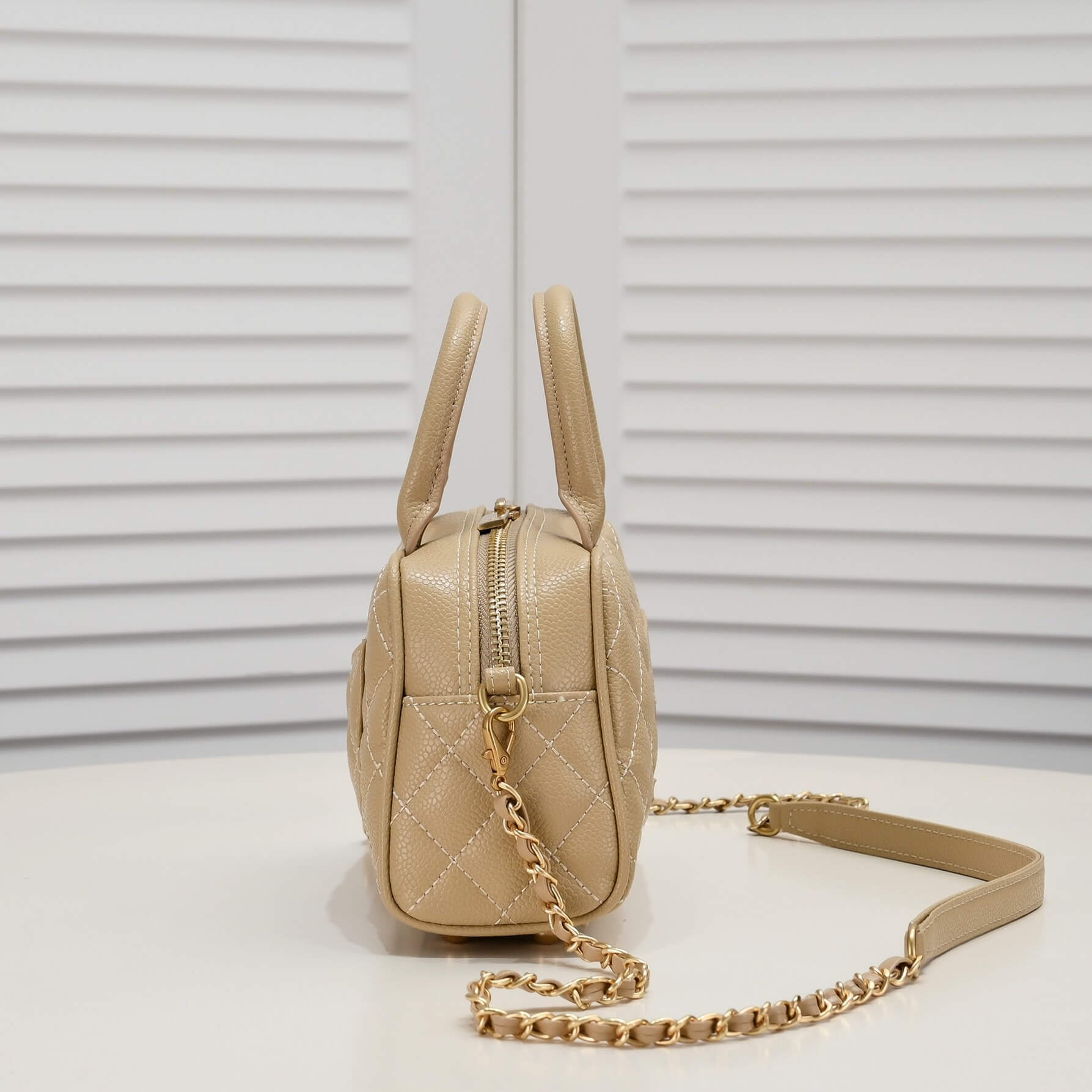 Ch**el Small Vintage Boston Bag