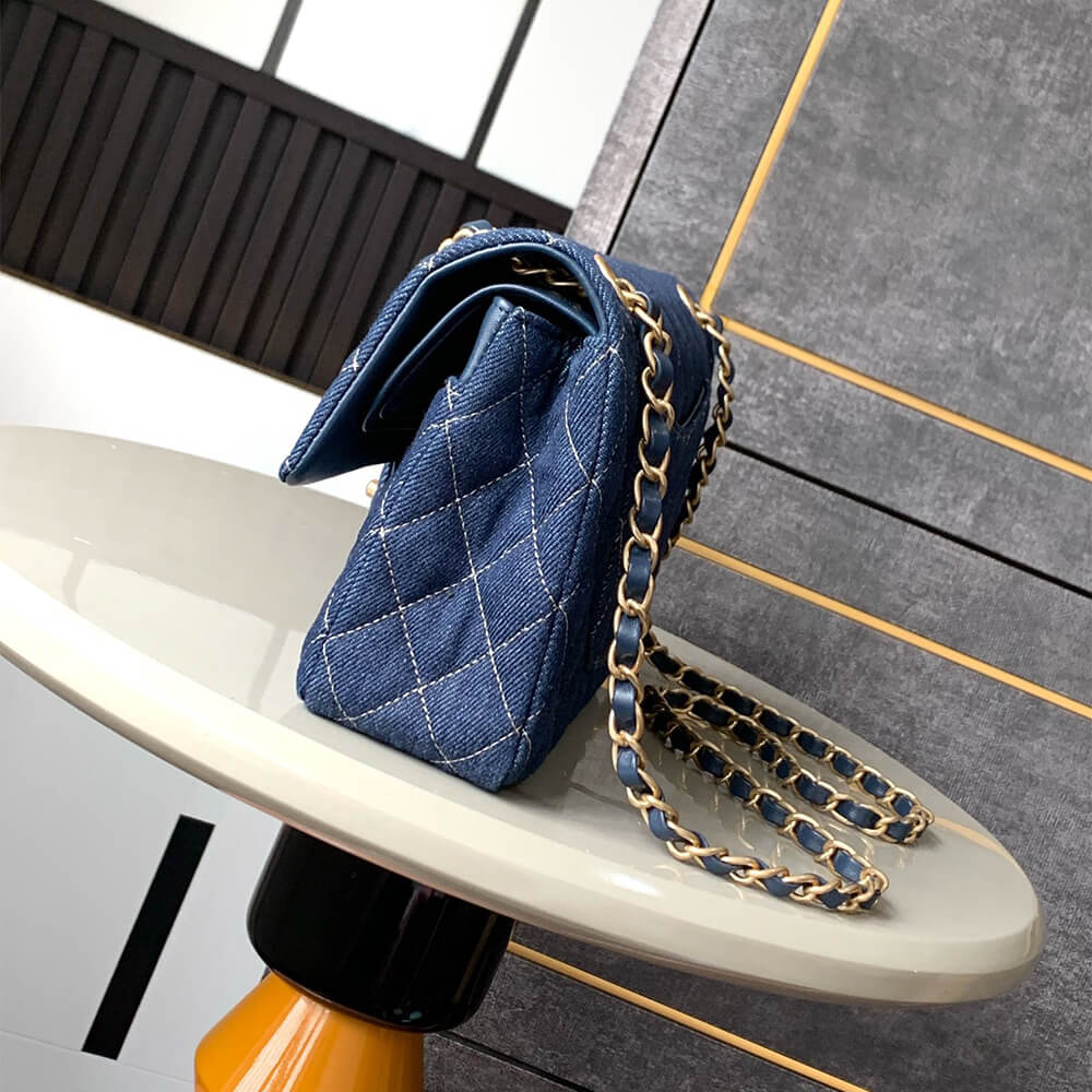Ch**el Classic Double Flap Handbag(HIGH-END GRADE)