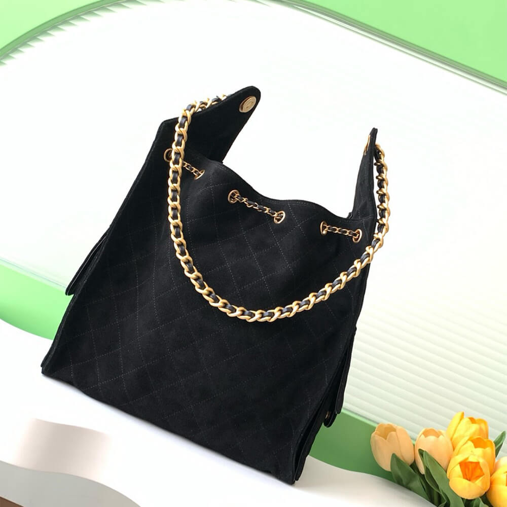 Ch**el 25 Medium Handbag SUEDE(high-end grade)