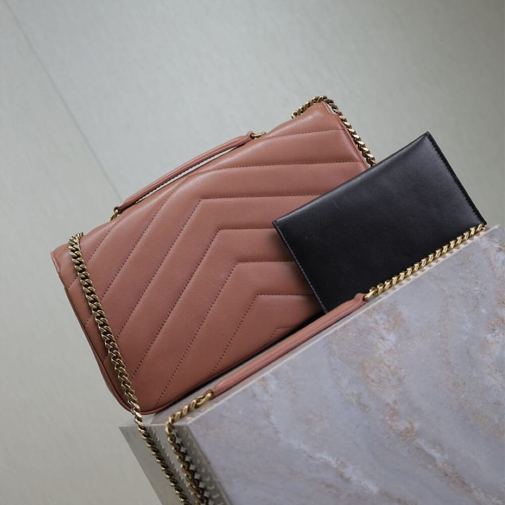Y51 LOULOU medium in MATELASSÉ lambskin