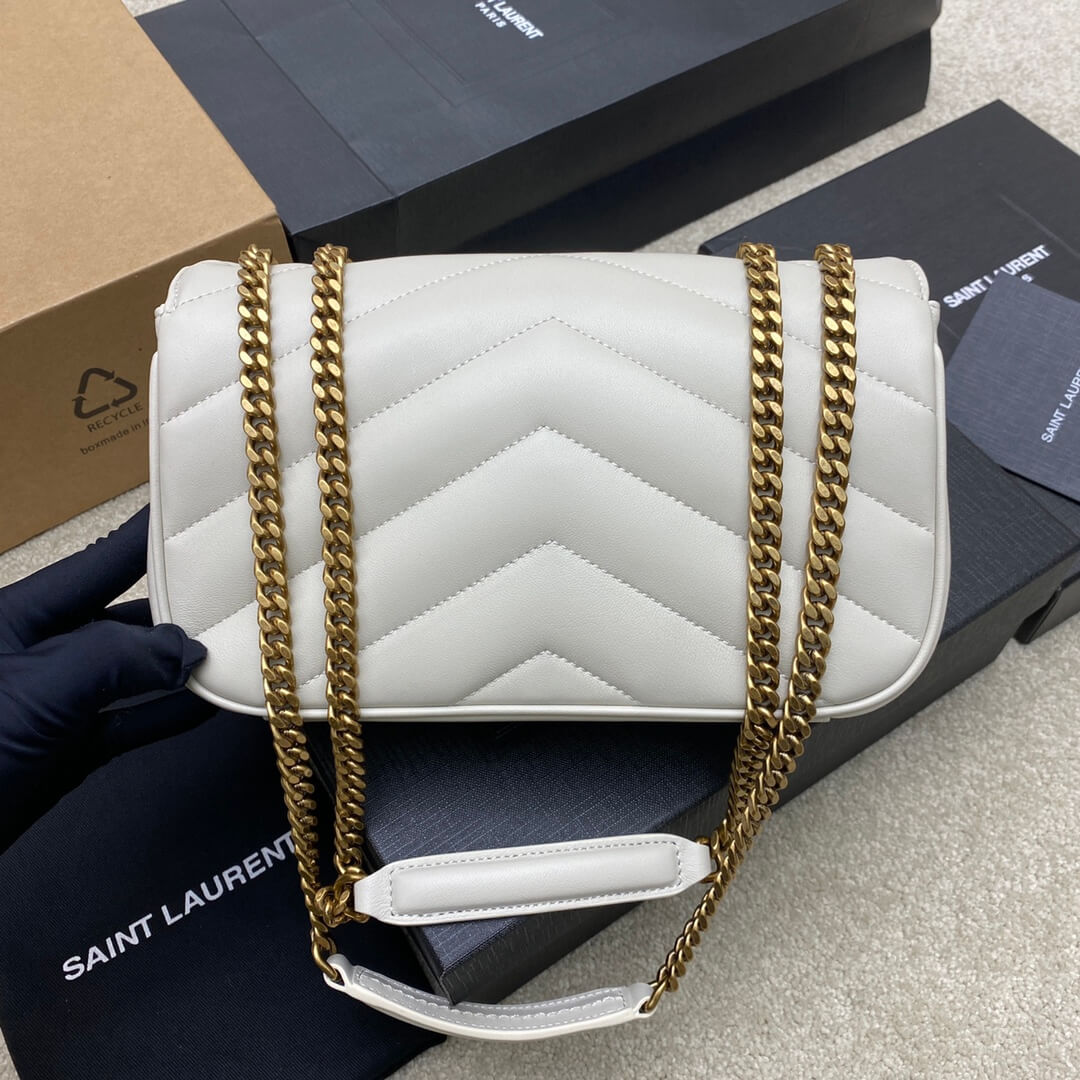 Y51 LOULOU small in MATELASSÉ lambskin