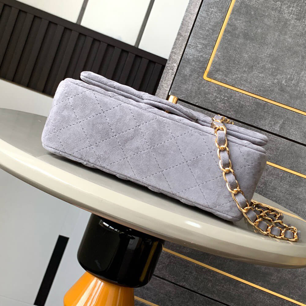 Ch**el SUEDE MINI FLAP BAG(HIGH-END GRADE)