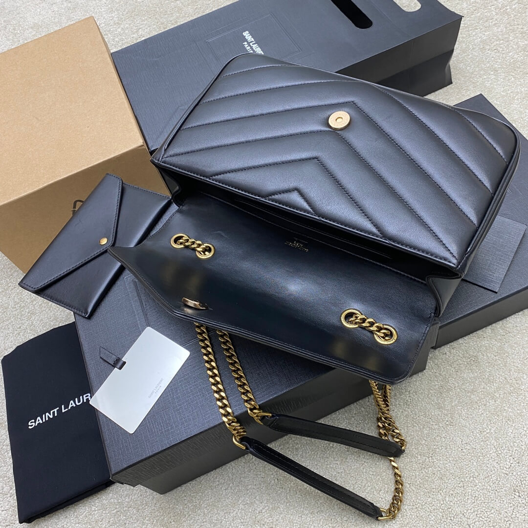 Y51 LOULOU medium in MATELASSÉ lambskin