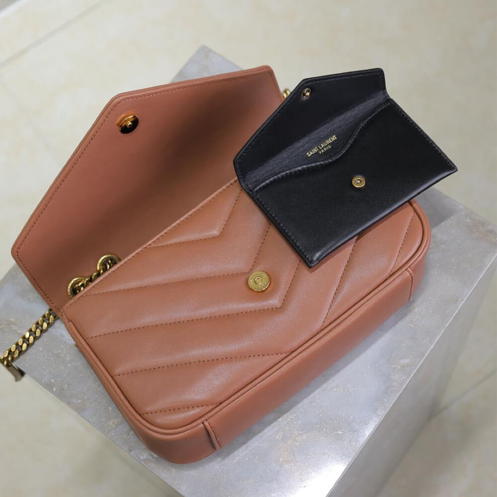 Y51 LOULOU small in MATELASSÉ lambskin