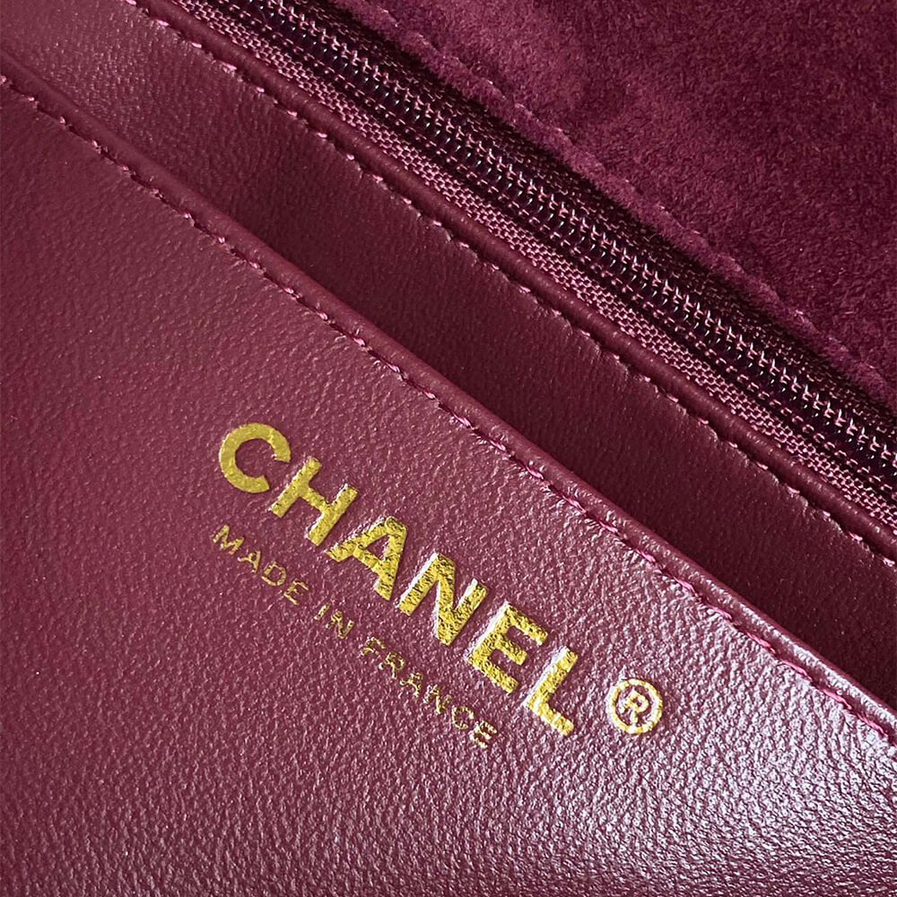 Ch**el SUEDE MINI FLAP BAG(HIGH-END GRADE)