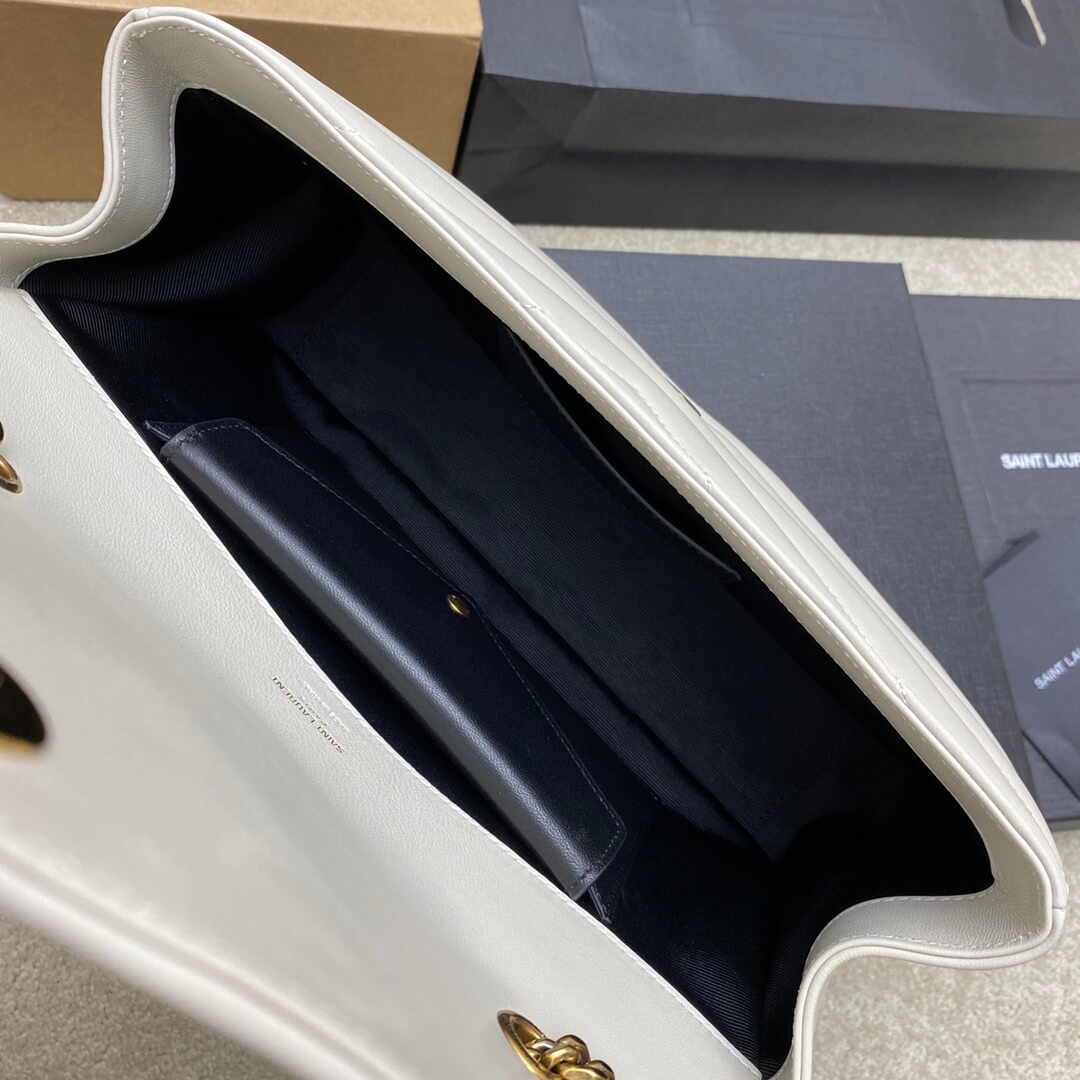 Y51 LOULOU medium in MATELASSÉ lambskin