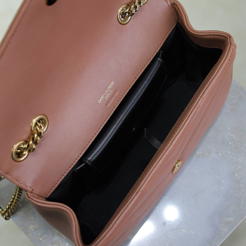 Y51 LOULOU small in MATELASSÉ lambskin