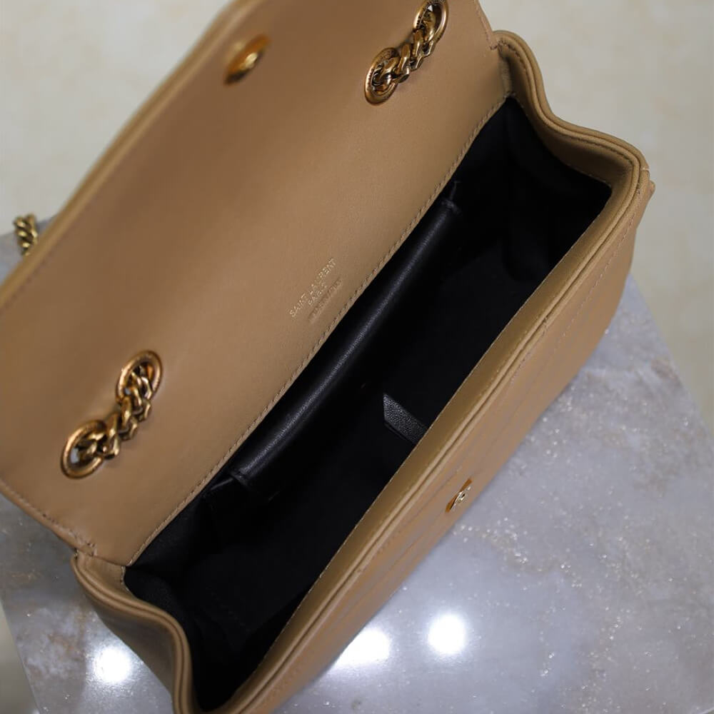 Y51 LOULOU small in MATELASSÉ lambskin
