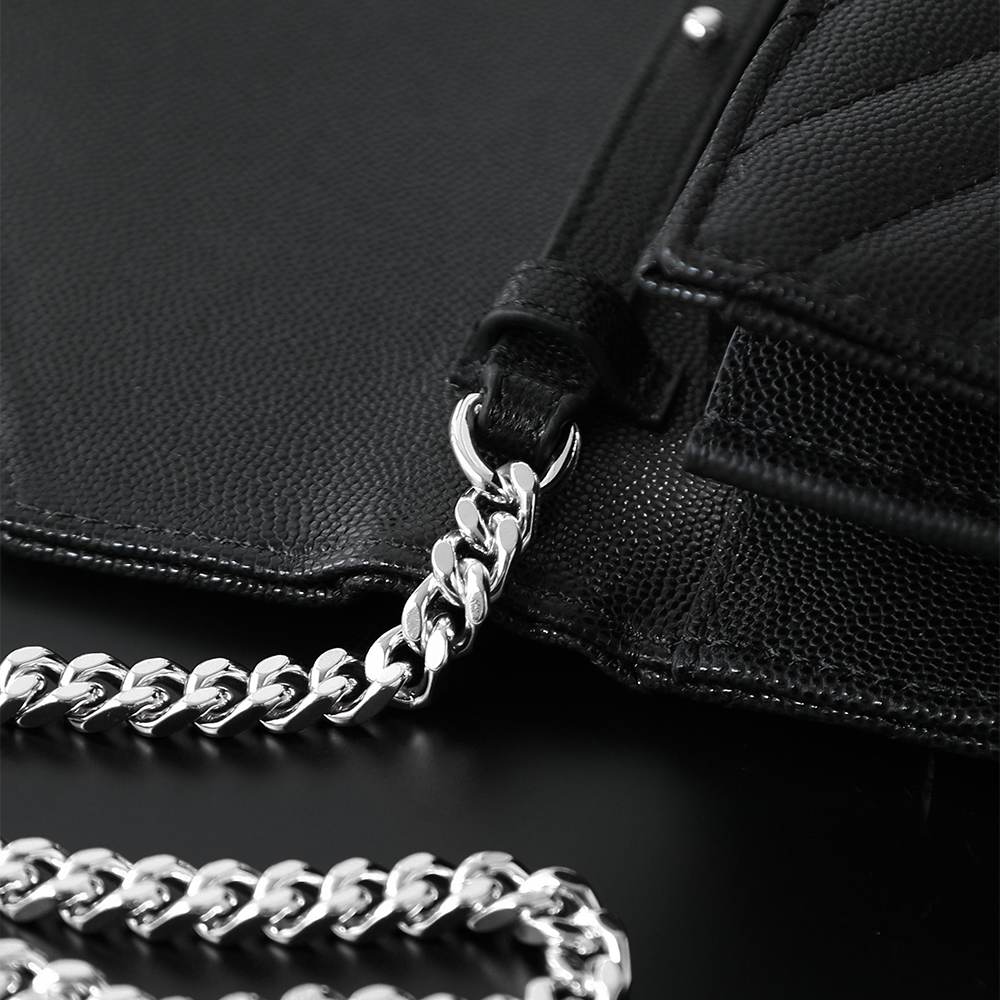 Y51 classic cassandre chain wallet in grain de poudre leather(high-end grade)