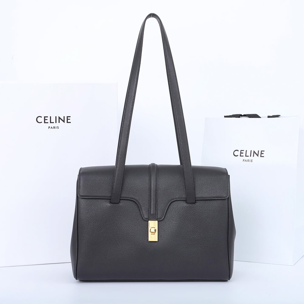 Ce1i*e Medium Soft 16 Bag in Calfskin(HIGH-END GRADE)