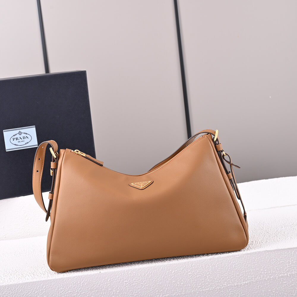 Pra*a Aimee large leather shoulder bag