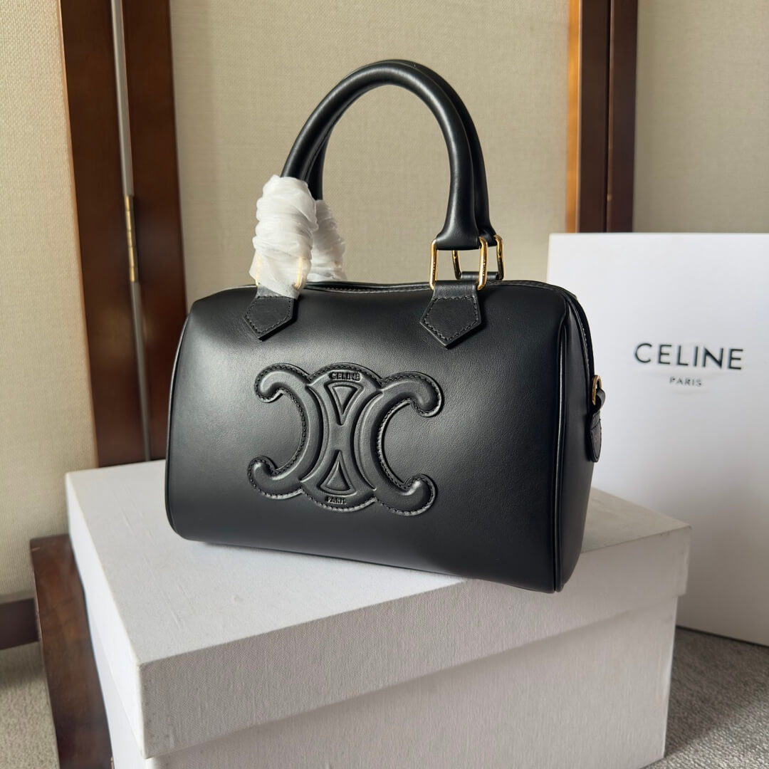 Ce1i*e Small Boston Bag in Smooth Calfskin
