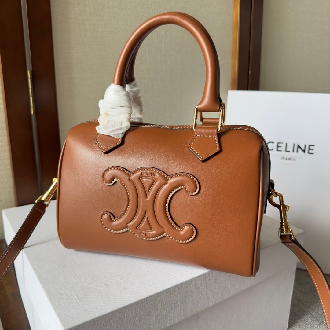 Ce1i*e Small Boston Bag in Smooth Calfskin