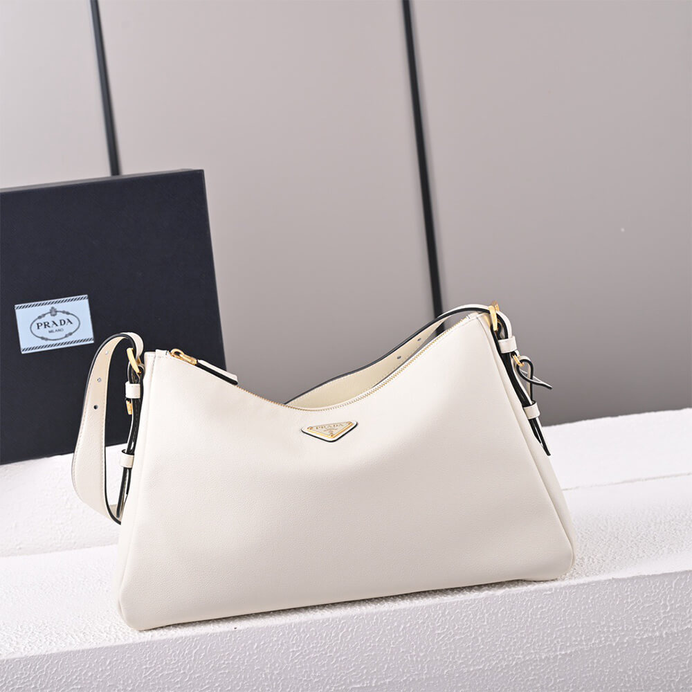 Pra*a Aimee large leather shoulder bag