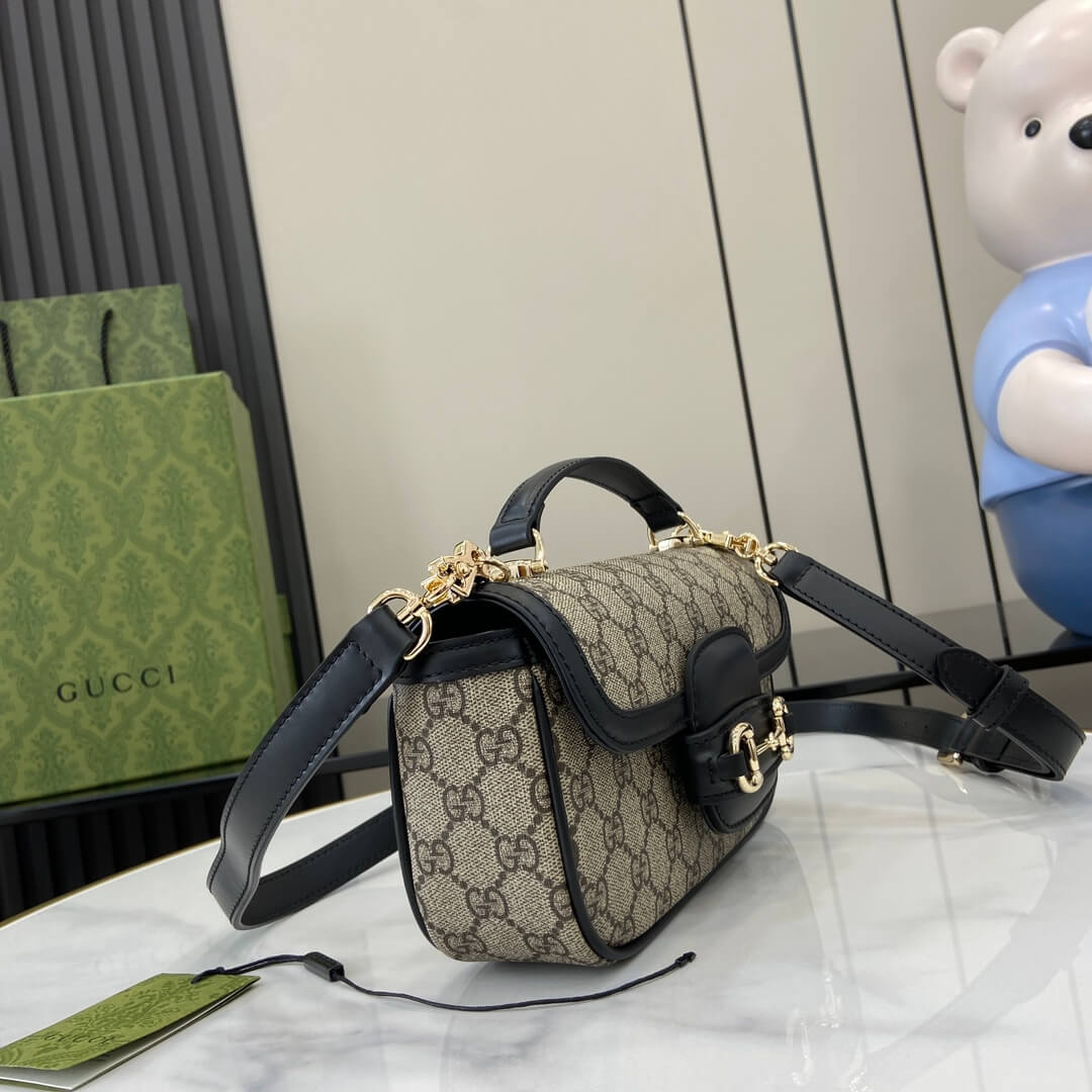 Gvc*1 Horsebit 1955 Soft small top handle bag