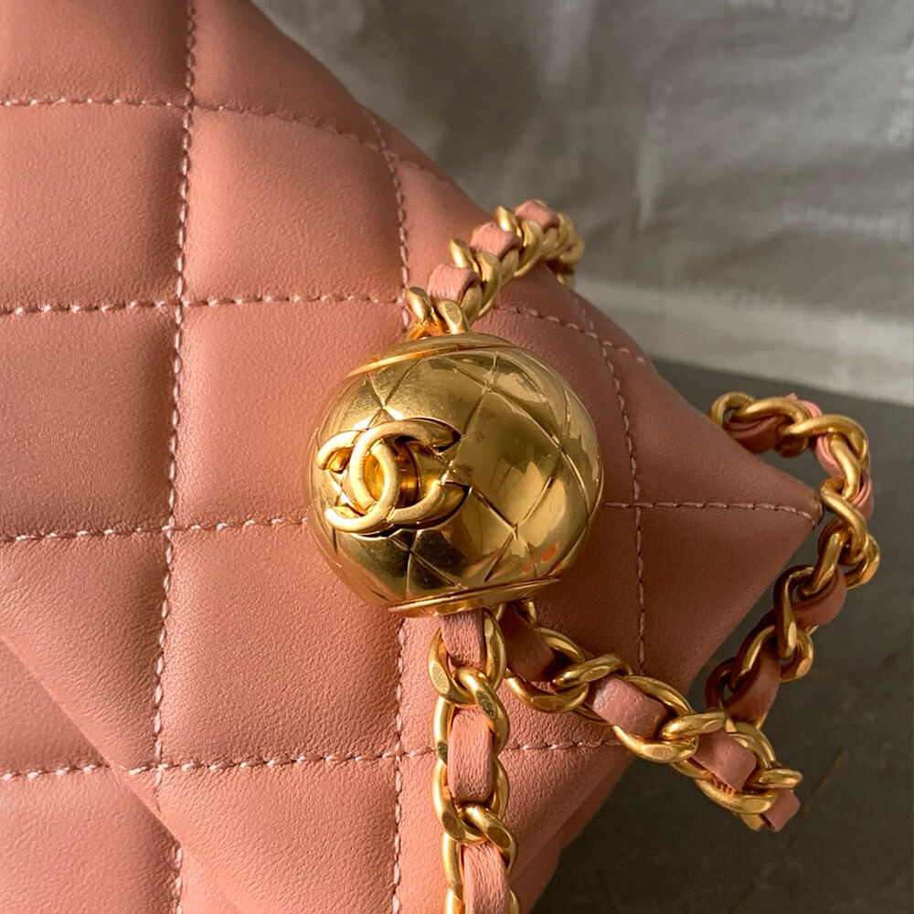 Ch**el Pearl Crush Mini Rectangular Flap(HIGH-END GRADE)