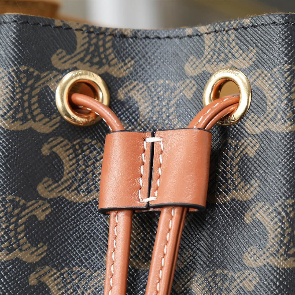 BACKPACK Ce1i*e BONNIE IN Triomphe Canvas and calfskin