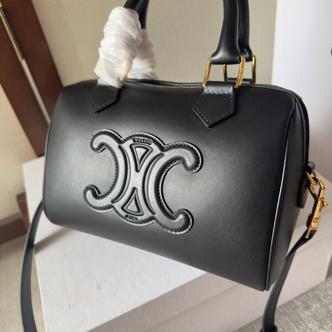 Ce1i*e Small Boston Bag in Smooth Calfskin