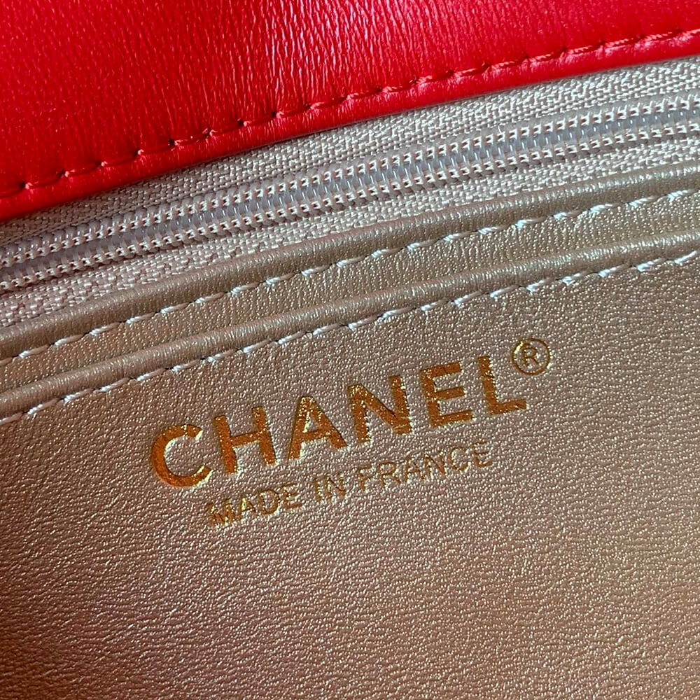 Ch**el Pearl Crush Mini Rectangular Flap(HIGH-END GRADE)