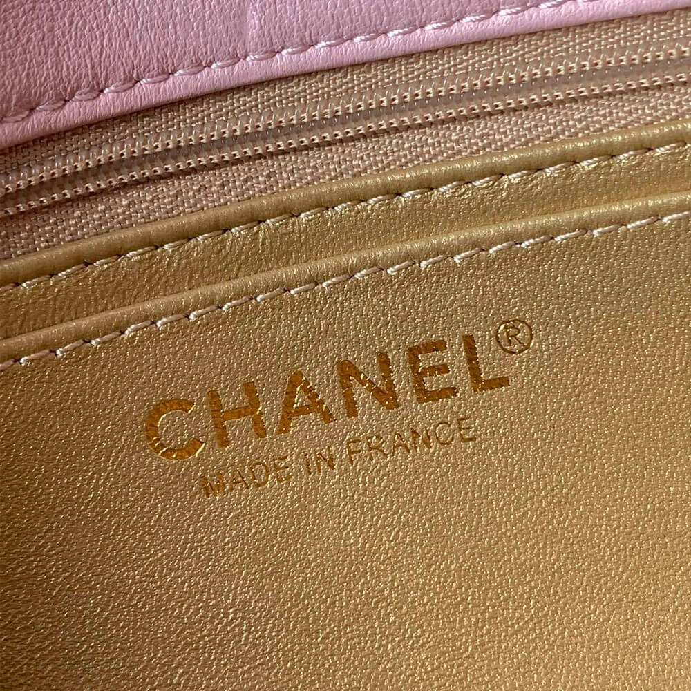 Ch**el Pearl Crush Mini Rectangular Flap(HIGH-END GRADE)
