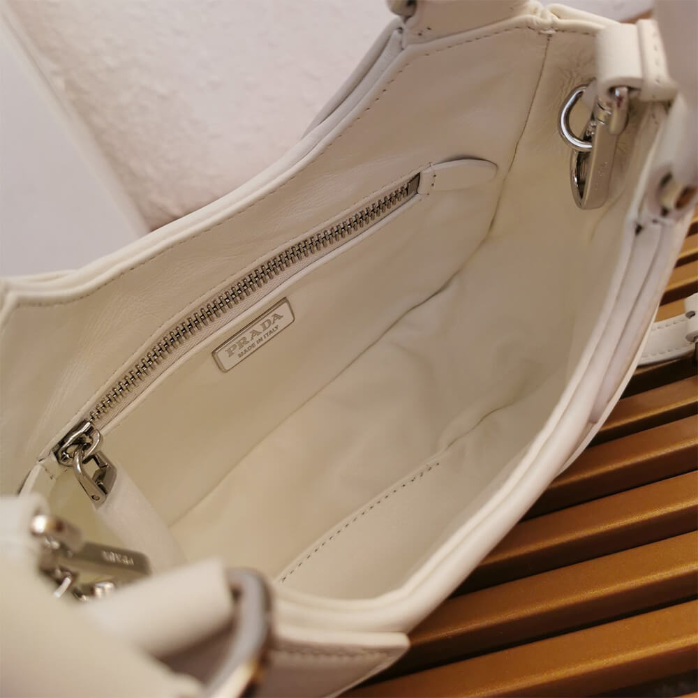 Pra*a Moon padded nappa-leather bag