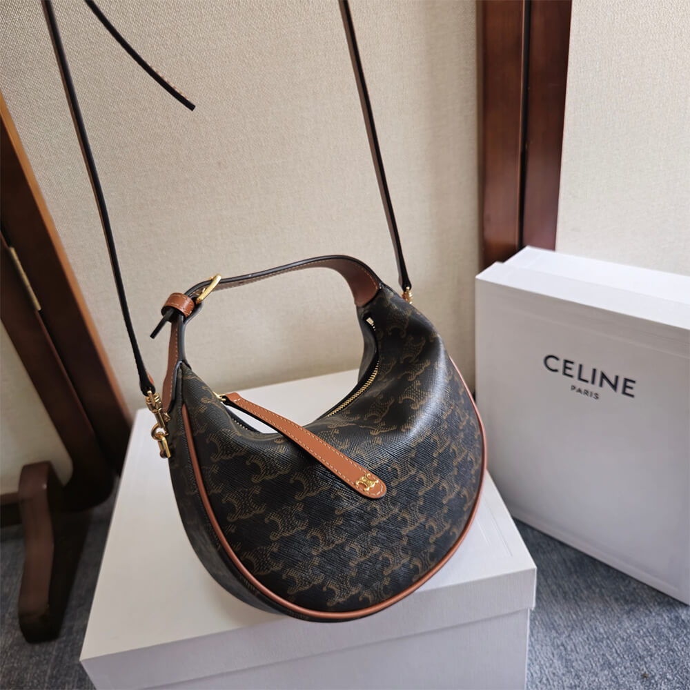Teen Ce1i*e Lulu IN TRIOMPHE CANVAS AND CALFSKIN