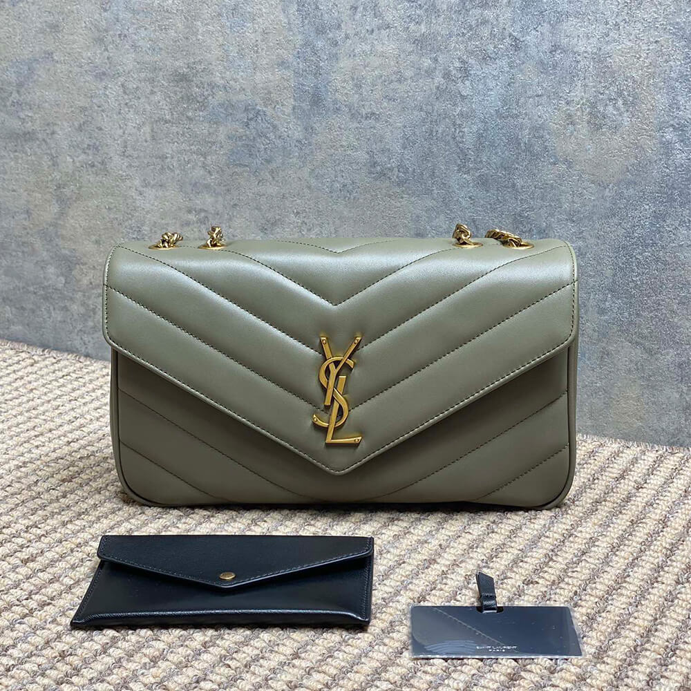 Y51 LOULOU medium in MATELASSE lambskin(HIGH-END GRADE)