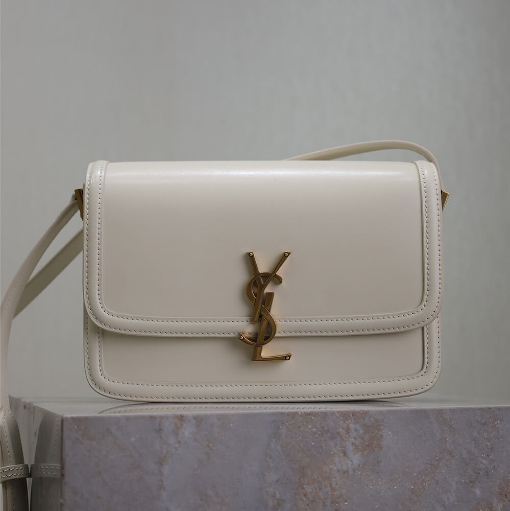 Y51 SOLFERINO MEDIUM SATCHEL IN BOX Sa1nt Lau*nt(HIGH-END GRADE)