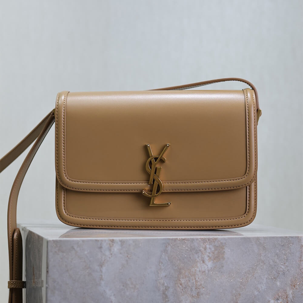 Y51 SOLFERINO MEDIUM SATCHEL IN BOX Sa1nt Lau*nt(HIGH-END GRADE)