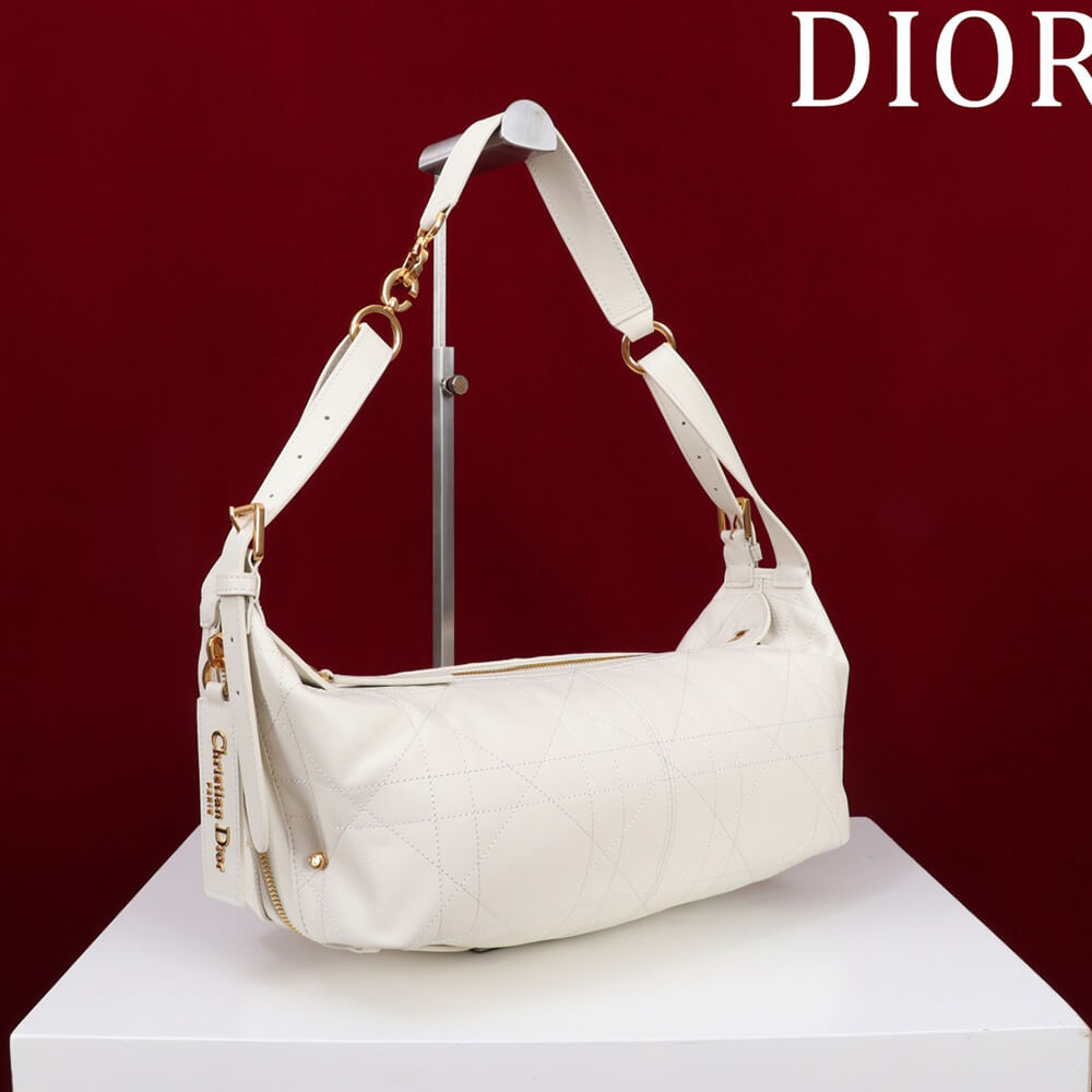 D10r Medium D-Journey Bag in Vintage Smooth Calfskin(HIGH-END GRADE)