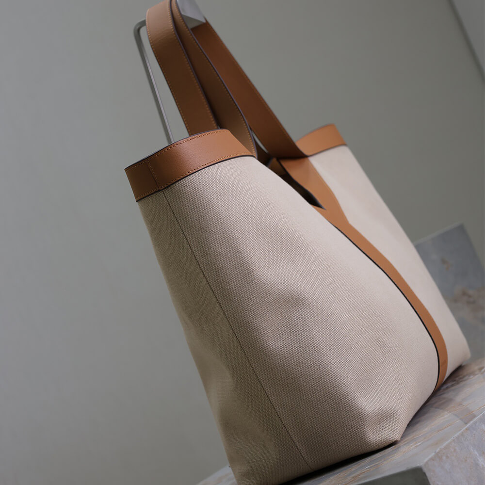 Y51 Y TOTE IN CANVAS AND LEATHER(HIGH-END GRADE)