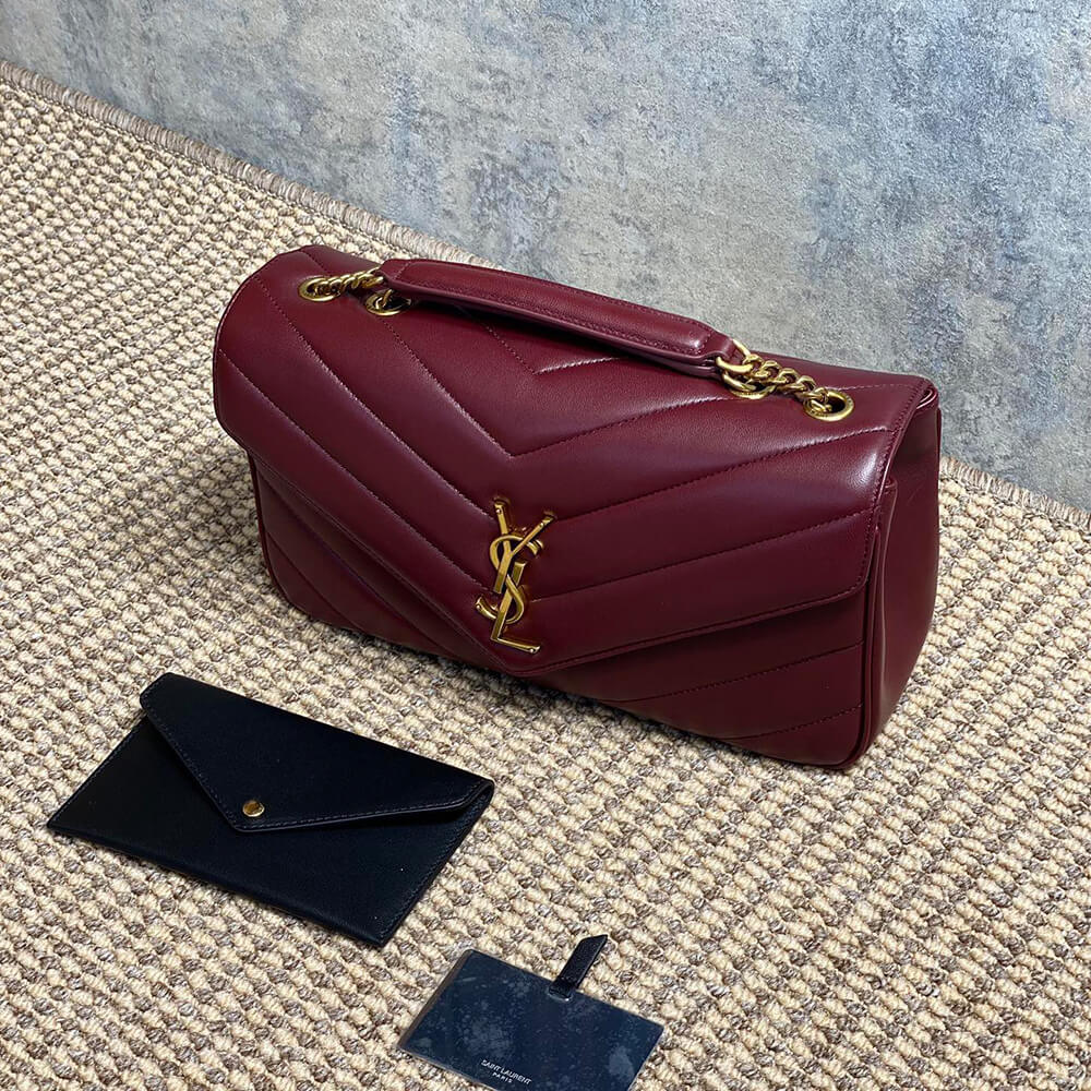 Y51 LOULOU medium in MATELASSE lambskin(HIGH-END GRADE)