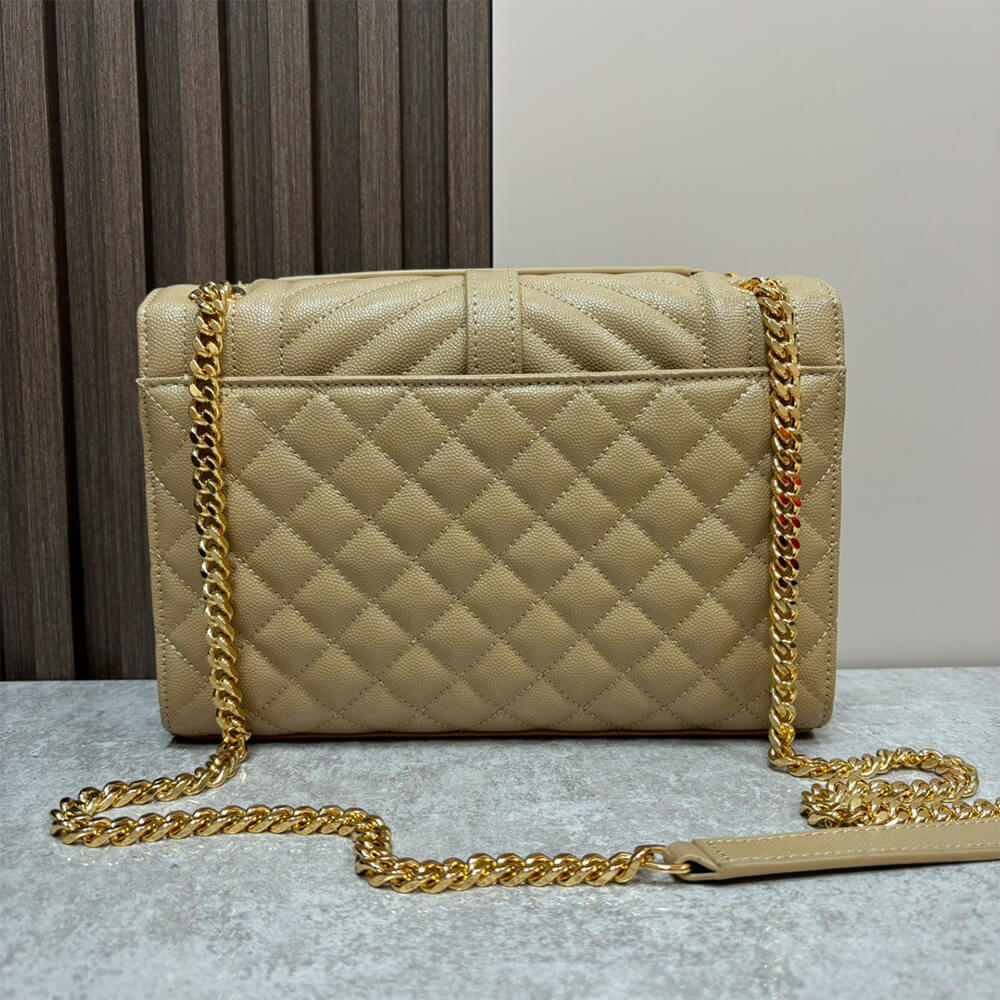 Y51 envelope medium in grained leather