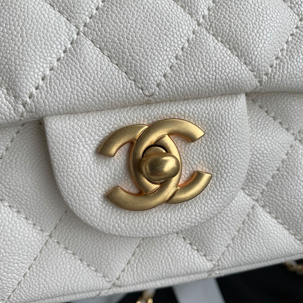 Ch**el Mini Classic Handbag With Top Handle(HIGH-END GRADE)