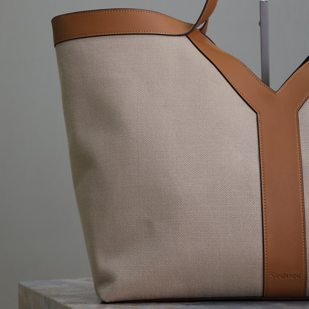 Y51 Y TOTE IN CANVAS AND LEATHER(HIGH-END GRADE)