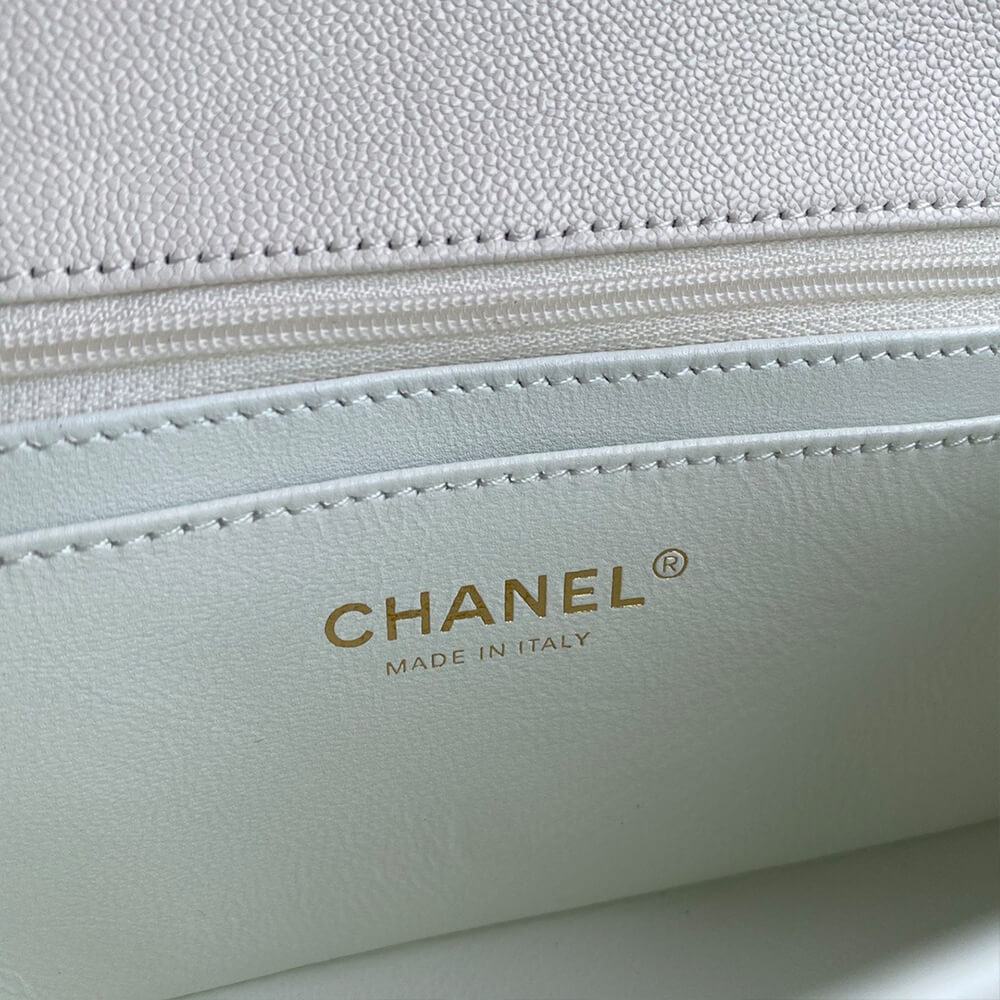Ch**el Mini Classic Handbag With Top Handle(HIGH-END GRADE)