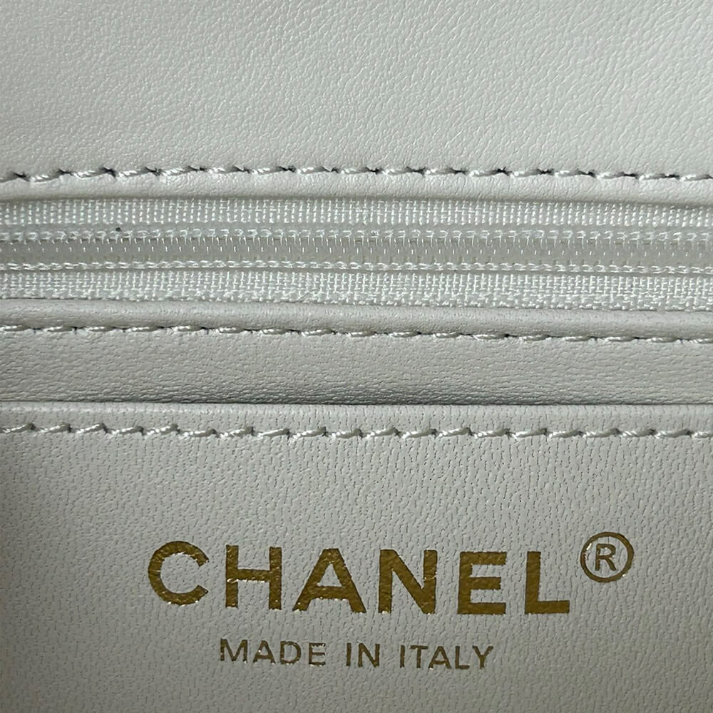 Ch**el Mini Classic Handbag With Top Handle