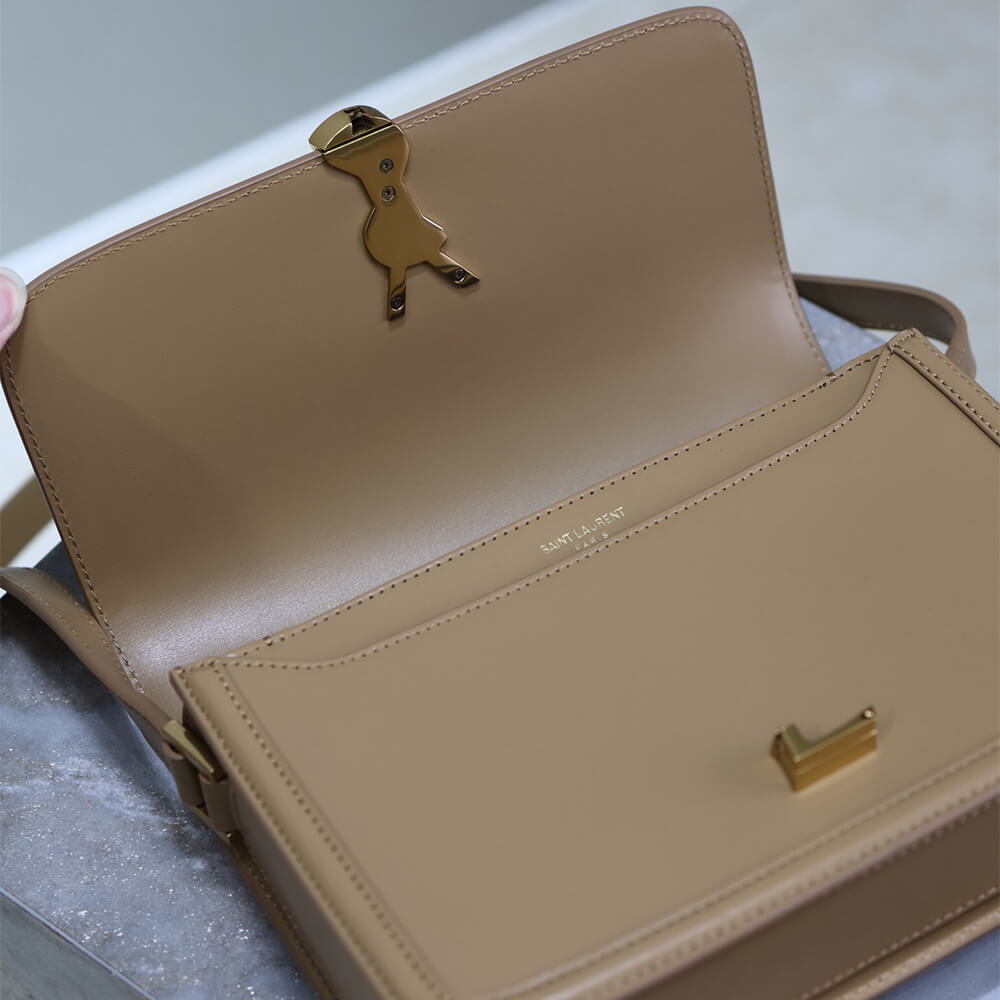 Y51 SOLFERINO MEDIUM SATCHEL IN BOX Sa1nt Lau*nt(HIGH-END GRADE)