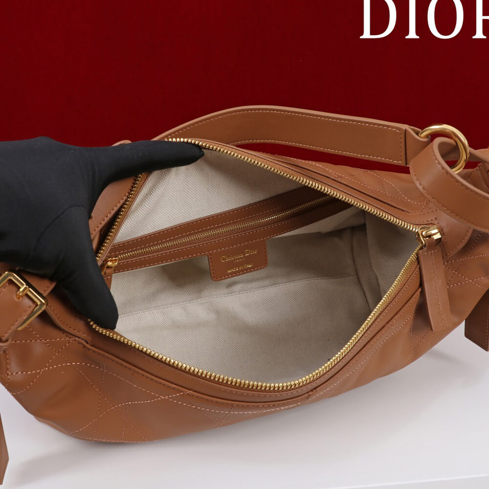 D10r Medium D-Journey Bag in Vintage Smooth Calfskin(HIGH-END GRADE)
